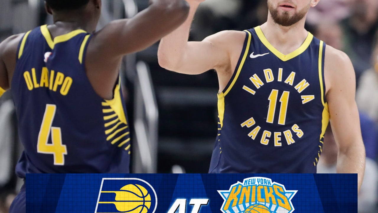 Pacers look to overcome rough shooting night in visit to Knicks